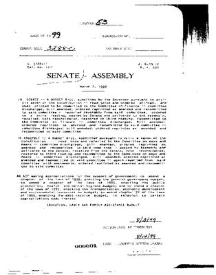 NYS Bill and Veto Jackets: 1999, Chapter 53