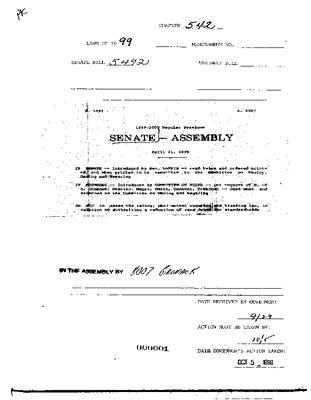 NYS Bill and Veto Jackets: 1999, Chapter 542