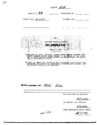 NYS Bill and Veto Jackets: 1999, Chapter 518