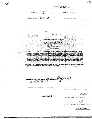 NYS Bill and Veto Jackets: 1999, Chapter 578