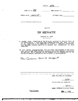 NYS Bill and Veto Jackets: 1999, Chapter 52