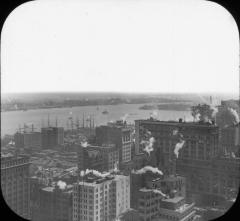 New York City. Panorama So. From Park Row Bldg.