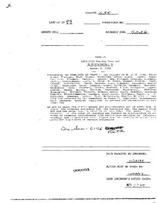 NYS Bill and Veto Jackets: 1999, Chapter 635