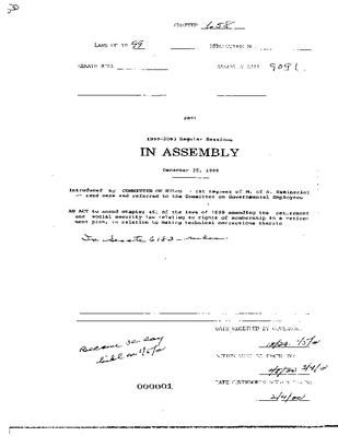 NYS Bill and Veto Jackets: 1999, Chapter 658