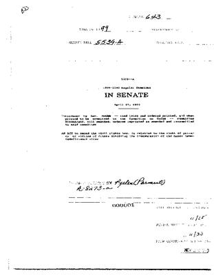 NYS Bill and Veto Jackets: 1999, Chapter 643