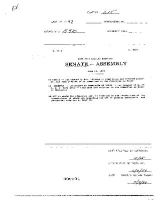 NYS Bill and Veto Jackets: 1999, Chapter 615