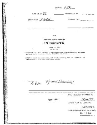 NYS Bill and Veto Jackets:1999, Chapter 646