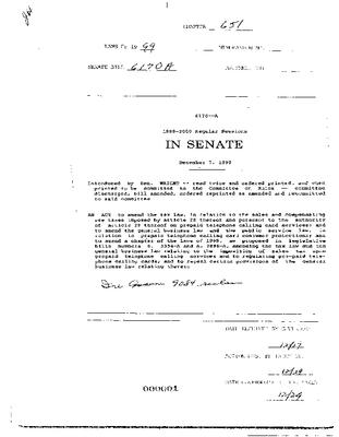 NYS Bill and Veto Jackets: 1999, Chapter 651