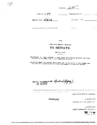 NYS Bill and Veto Jackets: 1999, Chapter 645