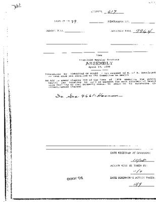 NYS Bill and Veto Jackets: 1999, Chapter 619
