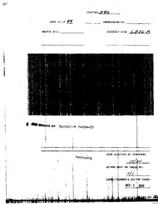 NYS Bill and Veto Jackets: 1999, Chapter 590