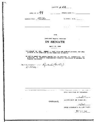 NYS Bill and Veto Jackets: 1999, Chapter 642