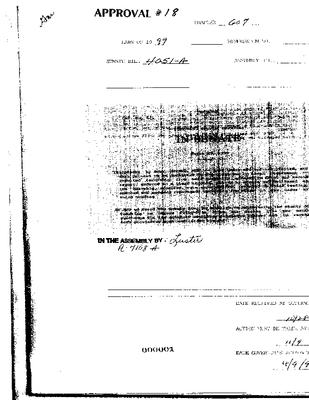 NYS Bill and Veto Jackets: 1999, Chapter 607