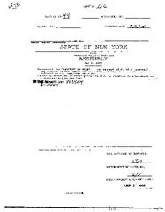 NYS Bill and Veto Jackets: 1999 Chapter 66