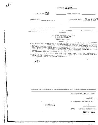 NYS Bill and Veto Jackets: 1999, Chapter 597