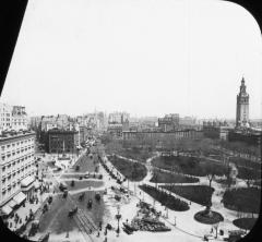 New York City. Madison Square. Panorama from Elevation.