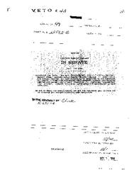 NYS Bill and Veto Jackets: 1999, Veto 43