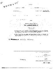 NYS Bill and Veto Jackets: 1999, Veto 45
