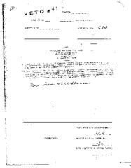 NYS Bill and Veto Jackets: 1999, Veto 47