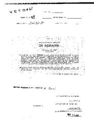 NYS Bill and Veto Jackets: 1999, Veto 61