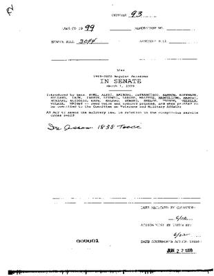 NYS Bill and Veto Jackets: 1993, Chapter 93