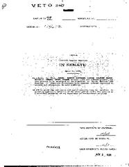 NYS Bill and Veto Jackets: 1999, Veto 40
