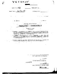 NYS Bill and Veto Jackets: 1999, Veto 55