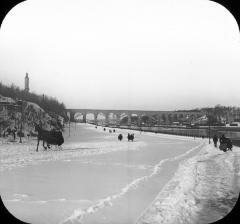 Speedway & High Bridge, in New York City in Winter