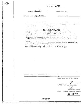 NYS Bill and Veto Jackets: 2000, Chapter 110