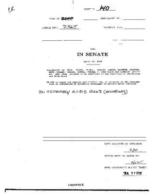 NYS Bill and Veto Jackets: 2000, Chapter 140