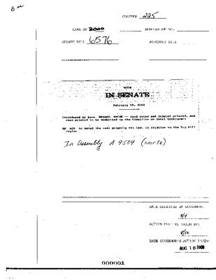 NYS Bill and Veto Jackets: 2000, Chapter 225