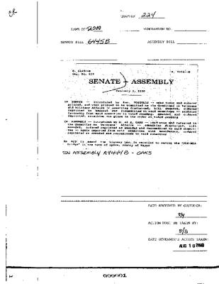NYS Bill and Veto Jackets: 2000, Chapter 224
