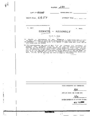 NYS Bill and Veto Jackets: 2000, Chapter 230