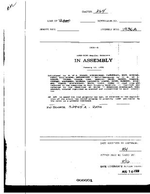 NYS Bill and Veto Jackets: 2000, Chapter 264