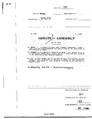 NYS Bill and Veto Jackets: 2000, Chapter 188