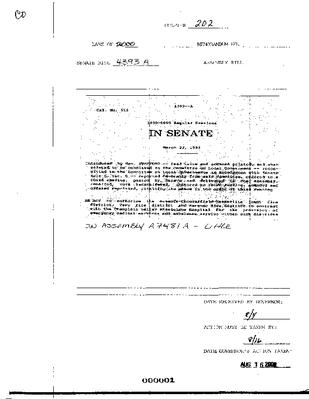 NYS Bill and Veto Jackets: 2000, Chapter 202
