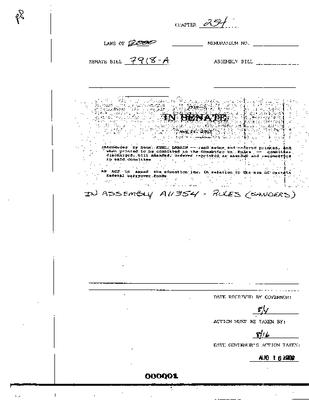 NYS Bill and Veto Jackets: 2000, Chapter 254