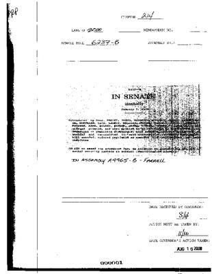 NYS Bill and Veto Jackets: 2000, Chapter 214