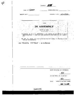 NYS Bill and Veto Jackets: 2000, Chapter 279