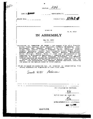 NYS Bill and Veto Jackets: 2000, Chapter 284