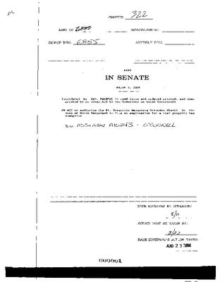 NYS Bill and Veto Jackets: 2000, Chapter 322