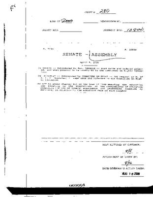 NYS Bill and Veto Jackets: 2000, Chapter 280