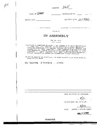 NYS Bill and Veto Jackets: 2000, Chapter 365