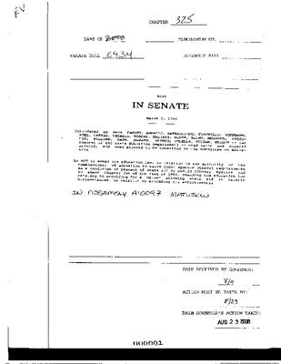 NYS Bill and Veto Jackets: 2000, Chapter 325