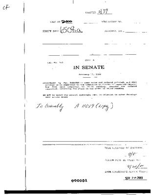 NYS Bill and Veto Jackets: 2000, Chapter 437