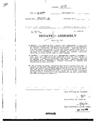 NYS Bill and Veto Jackets: 2000, Chapter 453