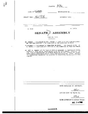 NYS Bill and Veto Jackets: 2000, Chapter 376