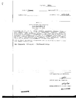 NYS Bill and Veto Jackets: 2000, Chapter 406
