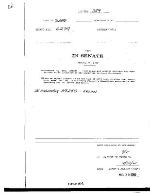 NYS Bill and Veto Jackets: 2000, Chapter 389