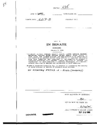 NYS Bill and Veto Jackets: 2000, Chapter 435